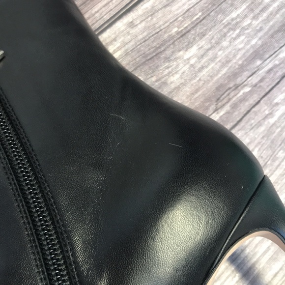 DIOR GANG LOW BLACK LAMBSKIN ANKLE HIGH LEATHER BOOT - Picture 10 of 14